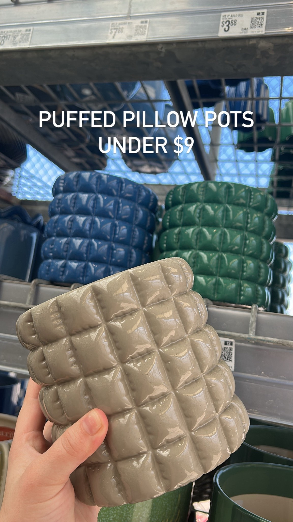 Puffed pillow pots under $9 #LTKplants #LTKpots #LTKplant 

#LTKHome