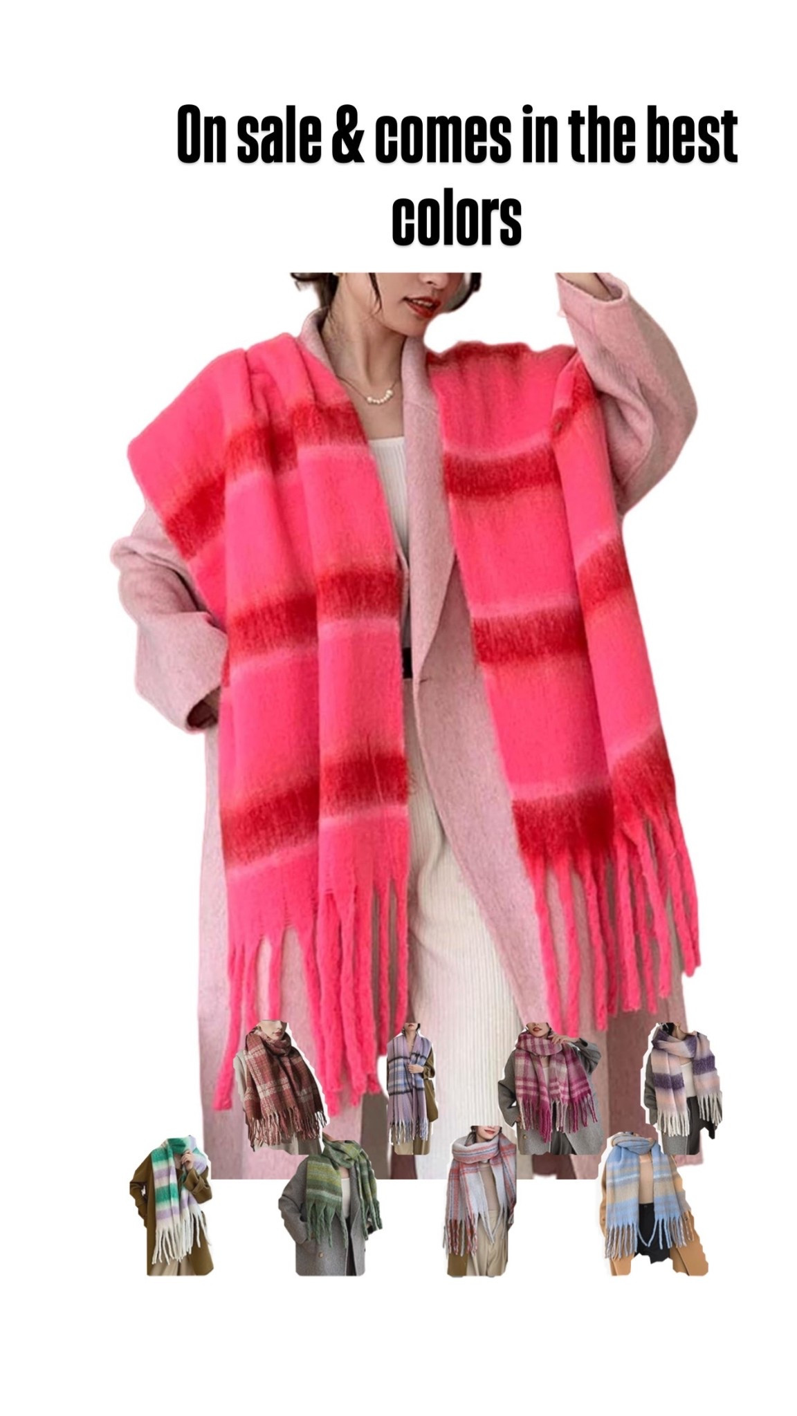 This cute thick warm winter scarf from Amazon comes in so many great colors! Perfect for layering! 

#LTKmomlife #LTKGiftGuide #LTKHoliday