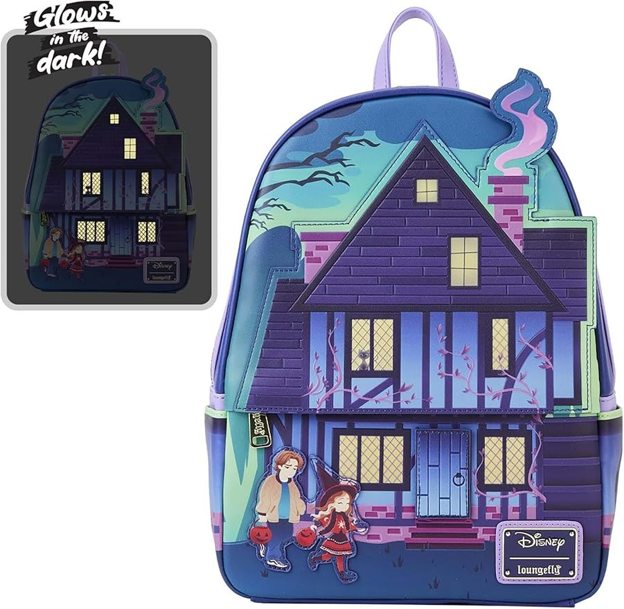 Loungefly Hocus Pocus Sanderson Sisters House Double Strap Shoulder Bag | Amazon (US)