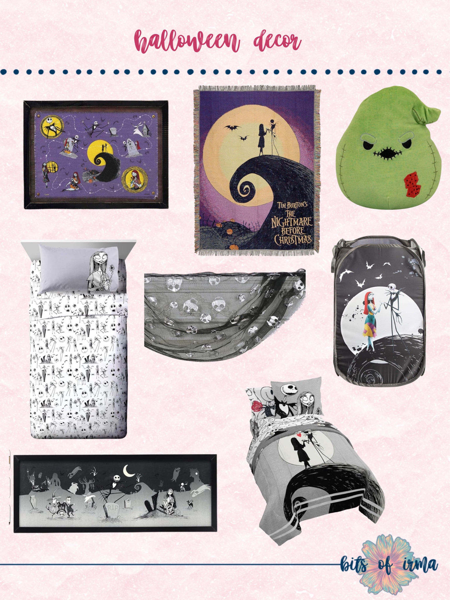 Halloween Decor

Nightmare Before Christmas decor | Tim Burton Halloween themes | Halloween home decorations | Spooky wall art | Halloween themed bedding | Disney Halloween decor | Jack Skellington room ideas | Halloween bedroom makeover | Animated Halloween accessories | Unique Halloween wall hangings | Creepy cute bedding sets | Spooky bedroom decor | Halloween night decor | Cartoon Halloween themes | Themed Halloween home accents

#LTKHome #LTKFamily #LTKSeasonal