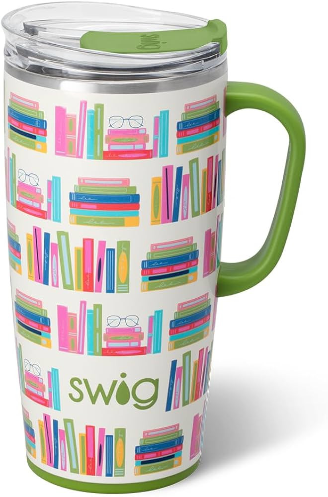 Swig Life 22oz Travel Mug, Insulated Teacher Tumbler with Handle and Lid, Travel Coffee Mug, Cup ... | Amazon (US)