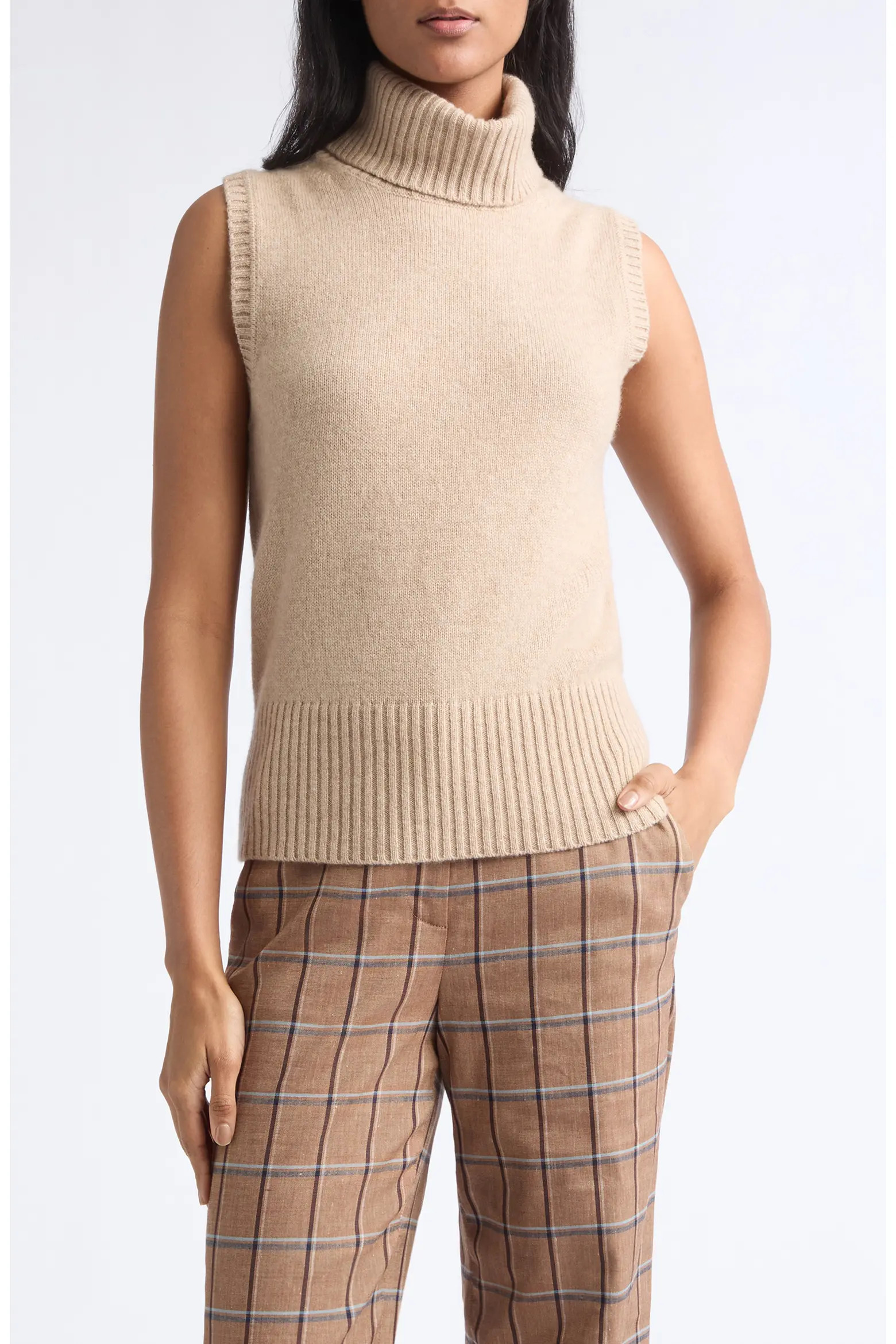 Veronica Beard Mazzy Cashmere Sleeveless Sweater (Women) | Nordstrom | Nordstrom