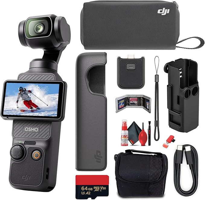 Amazon.com : DJI Osmo Pocket 3 Gimbal Camera | 4K60 Video | 1-Inch Sensor | ActiveTrack 6.0 | Con... | Amazon (US)