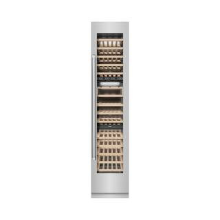 ZLINE Kitchen and Bath 18 in. 9.0 cu. ft. Triple Zone 68-Bottle Right Hinge Column Wine Cooler in... | The Home Depot