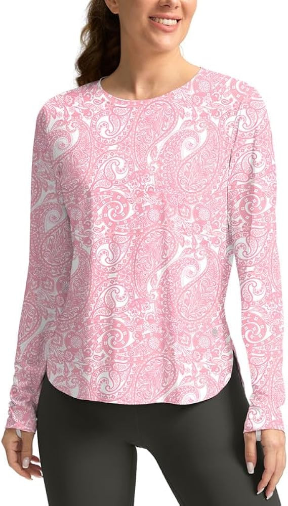 Women's Sun Shirts UPF 50+ Long Sleeve UV Protection Shirt Lightweight Quick Dry Workout Hiking T... | Amazon (US)