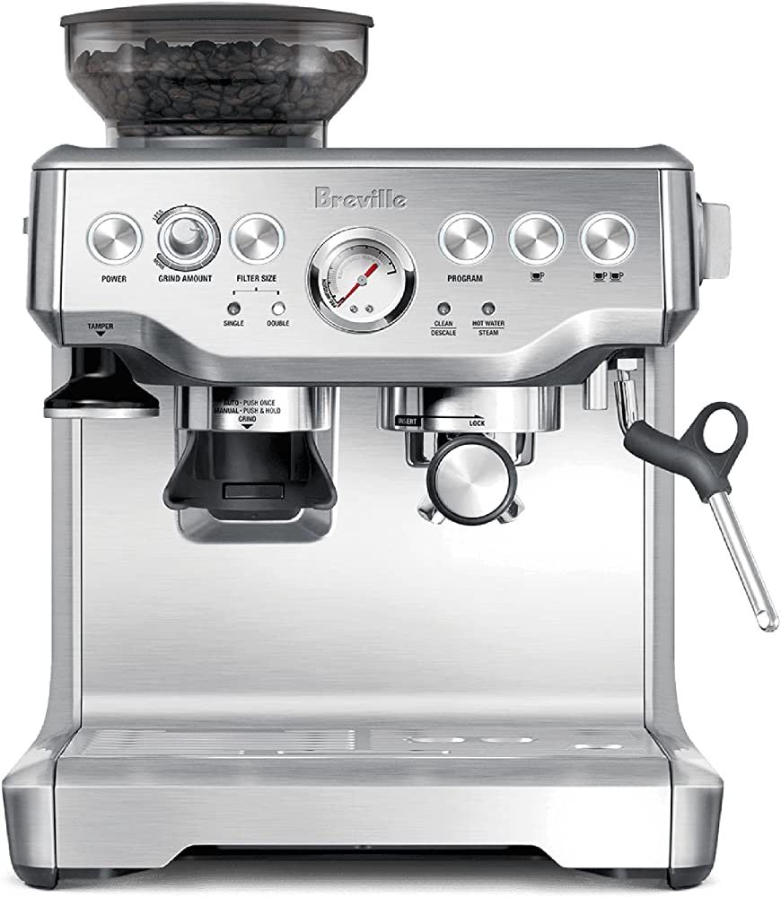 Breville Barista Express Espresso Machine, Brushed Stainless Steel, BES870XL, Large | Amazon (US)
