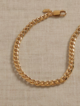Ravena Delicate Curb Link Bracelet by Aureus + Argent | Banana Republic (US)
