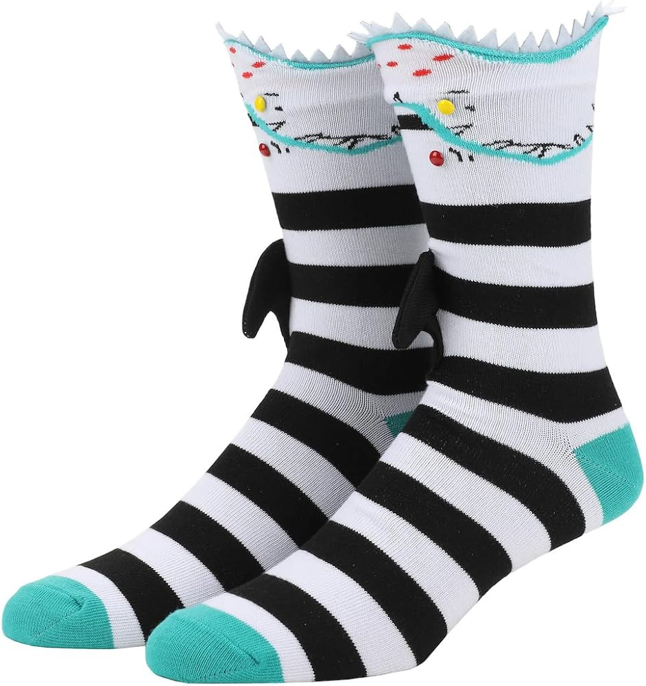 Beetlejuice Sandworms Men’s Casual Crew Socks | Amazon (US)