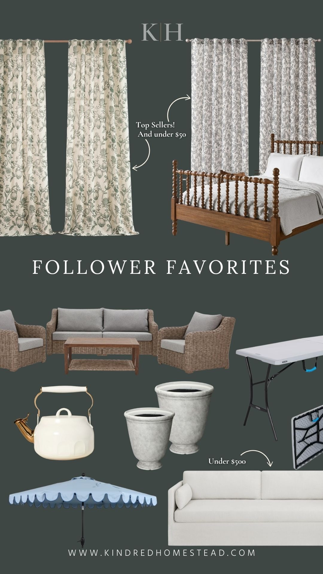 Follower favorites featuring home decor, furniture, patterned curtains, outdoor finds and more. 

#LTKHome #LTKSeasonal