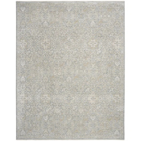 Greenes Blue Silver Vintage Indoor Rug | Wayfair North America