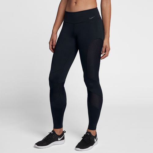 Nike Power Window Pane Tights - Womens - Black | Six:02