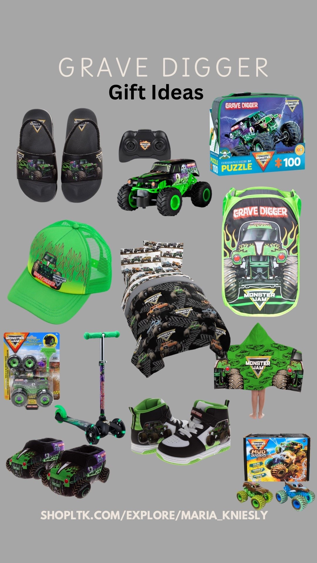 Grave Digger Gifts!! 
#toddler #boymom #monstertruck #amazonfind 

#LTKKids #LTKmomlife