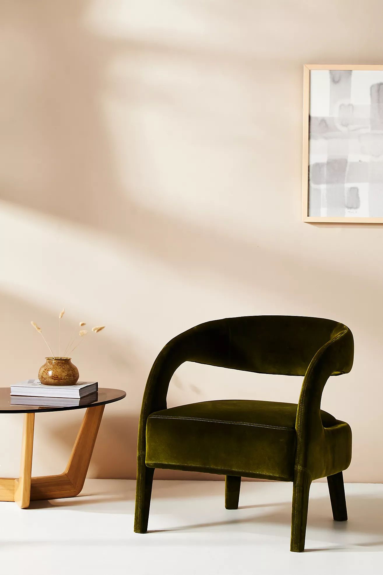 Velvet Hagen Accent Chair | Anthropologie (US)