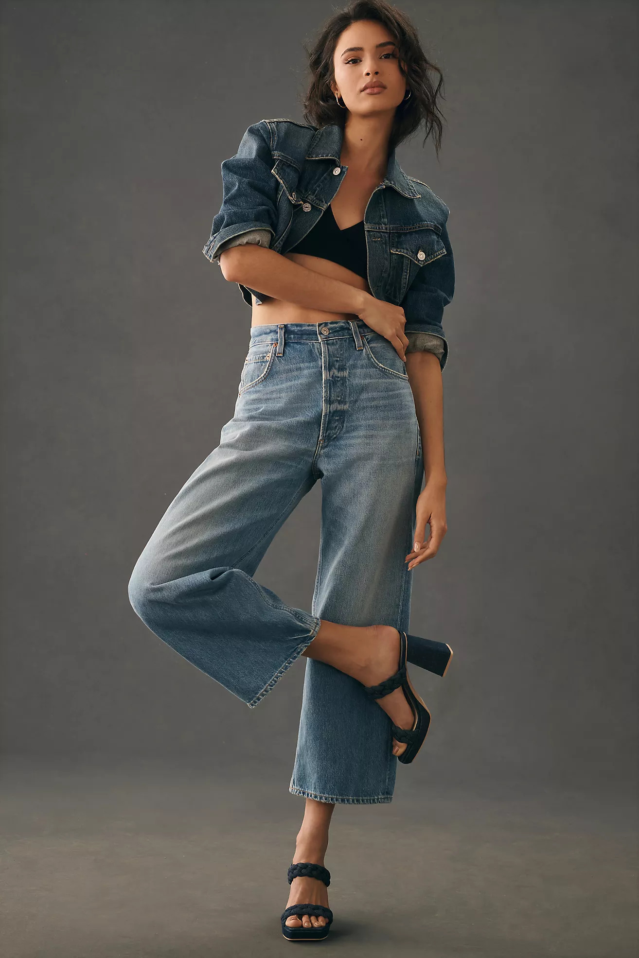 Citizens of Humanity Gaucho Vintage High-Rise Wide-Leg Jeans | Anthropologie (US)