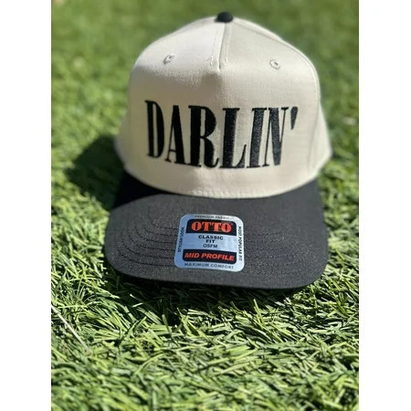 Darlin Hat Two Tone Hat Western Embroidered Trucker Hat for Country Concert Cowgirl Hat Vintage Trucker hat | Walmart (US)