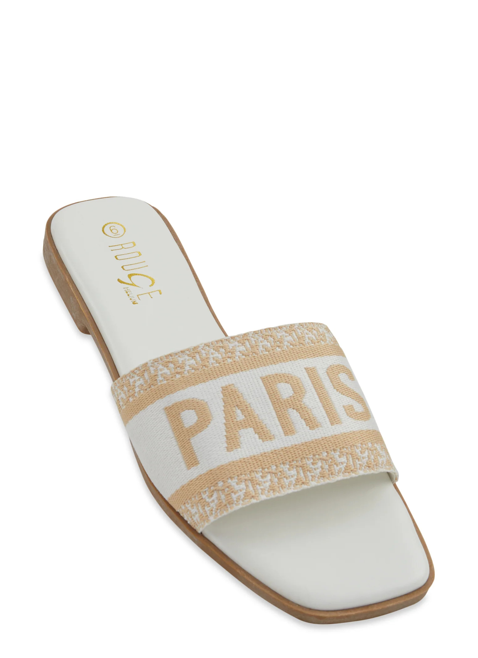 Paris Band Slide Sandals | Rainbow Shops