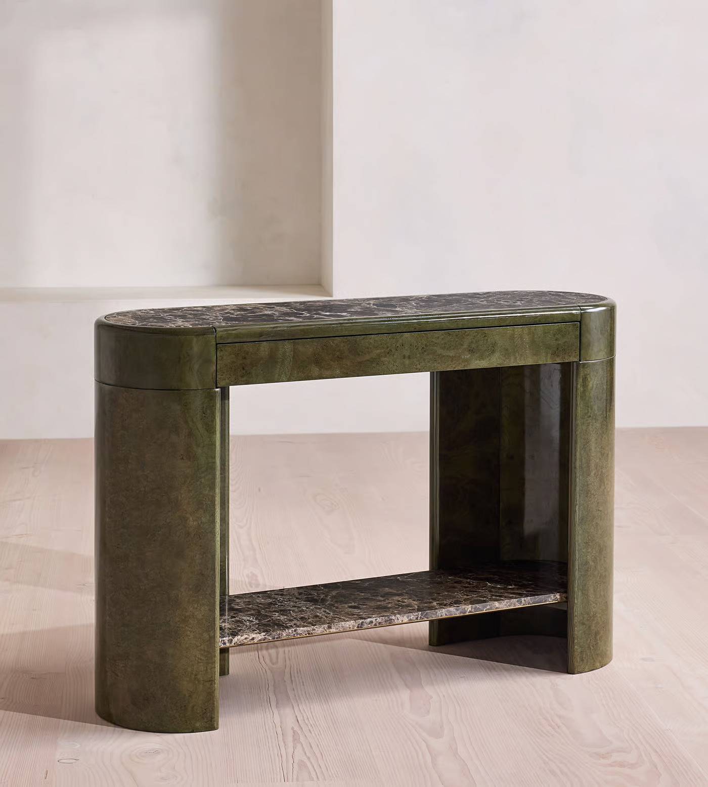 Siya Console, Dark Emperador Marble | Soho Home Ltd