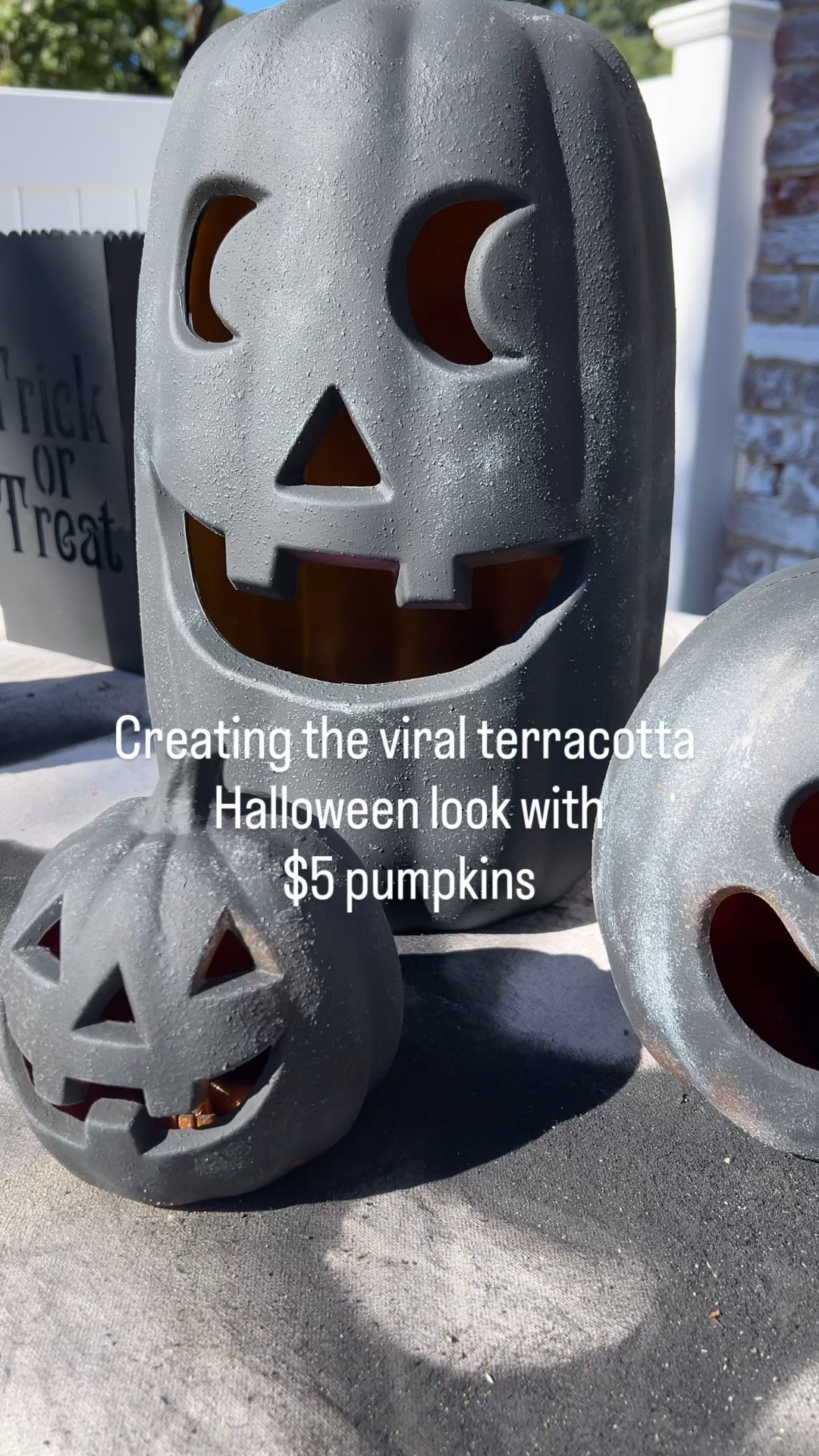 DIY the viral terracotta Halloween  pumpkins but for MUCH CHEAPER!!  

#LTKSeasonal #LTKFindsUnder50 #LTKHome