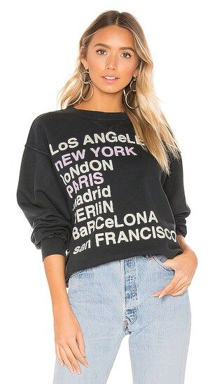 City Love Sweatshirt in Charcoal | Revolve Clothing (Global)