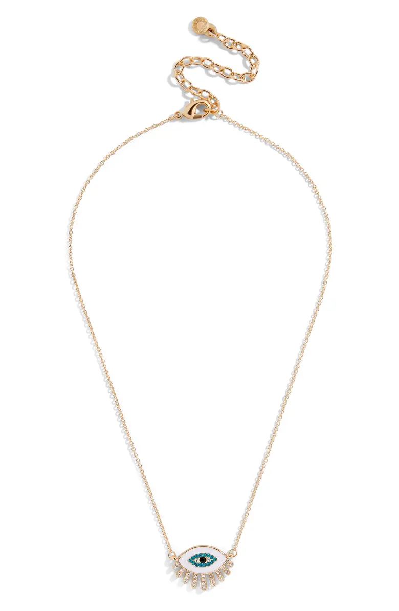 BaubleBar Athena Eye Pendant Necklace | Nordstrom | Nordstrom