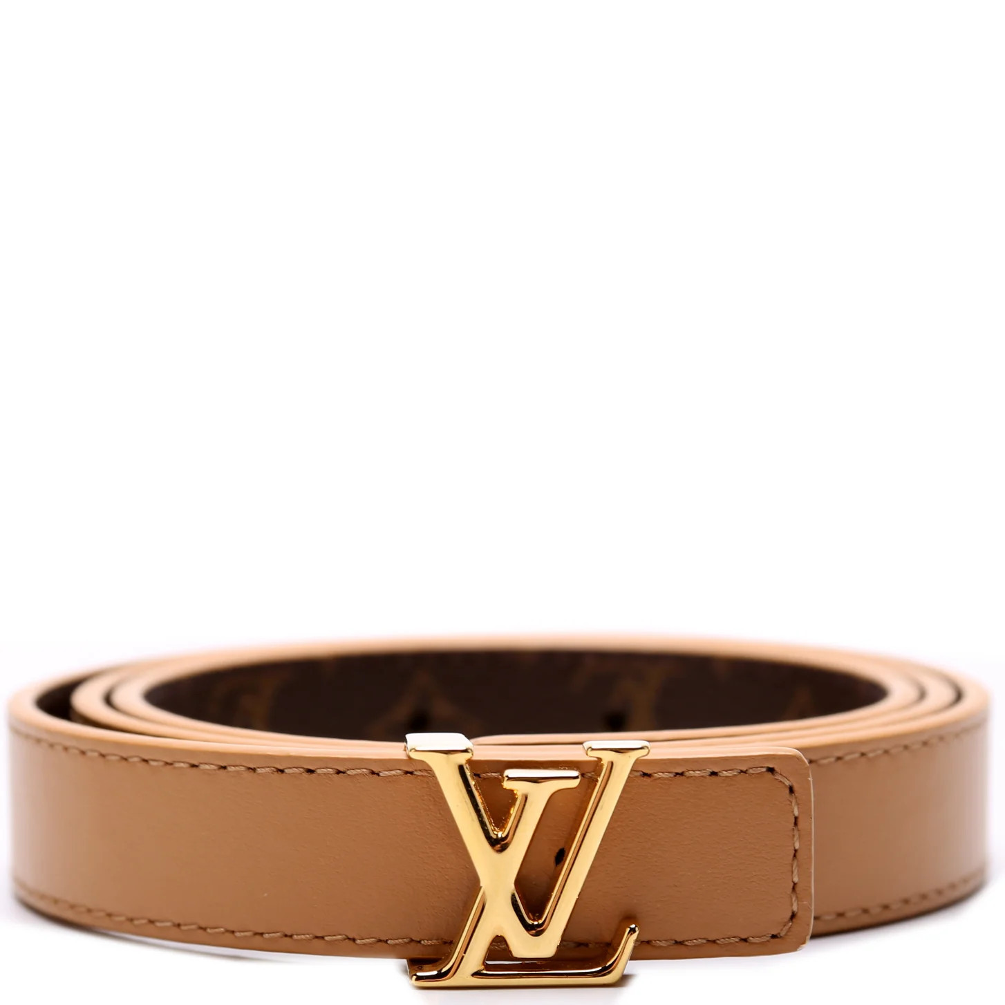LV Iconic 20MM Reversible Monogram/Leather Belt Size 75/30 | Keeks Designer Handbags