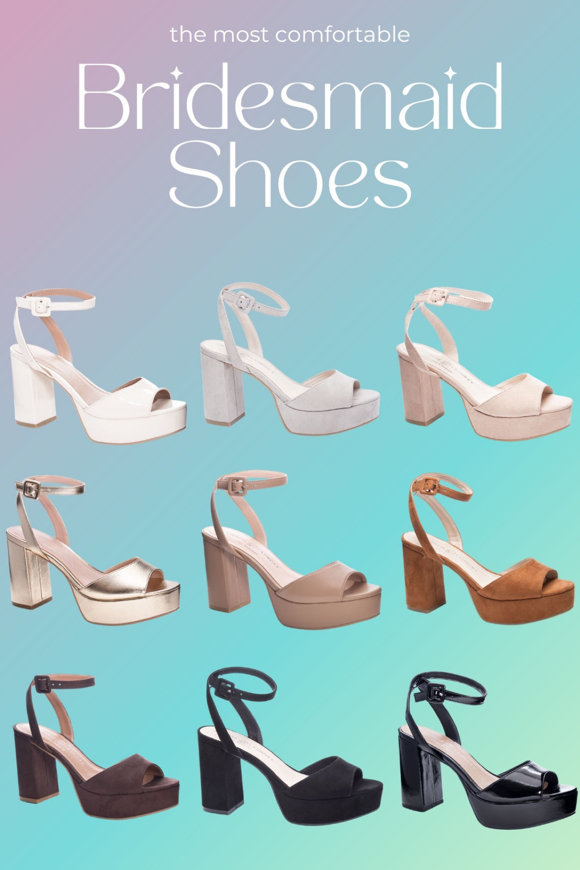 the most comfortable black, white, and nude bridesmaid heels. also make great wedding guest shoes! 


#LTKunder100 #LTKwedding #LTKshoecrush