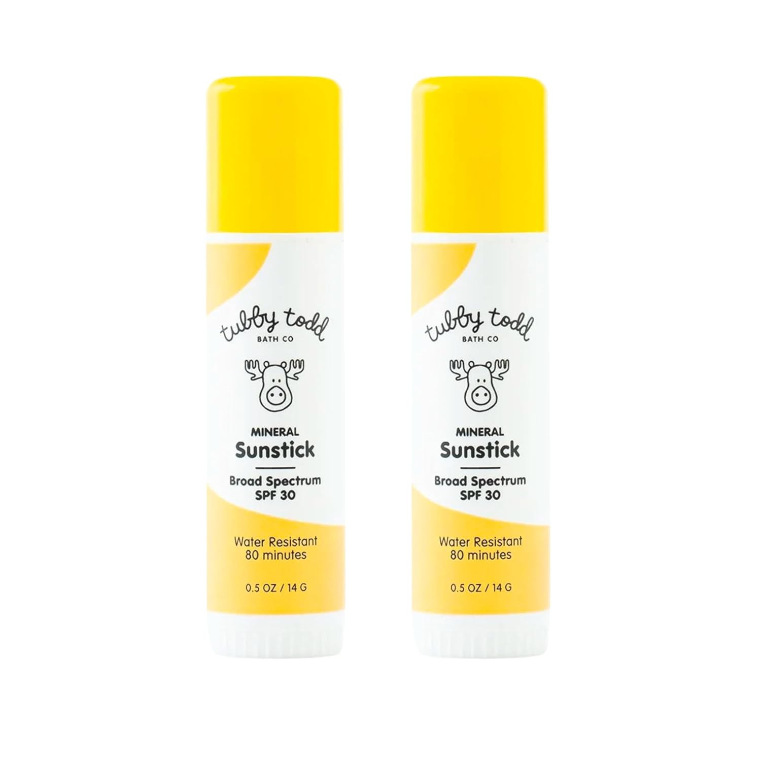 TUBBY TODD Mineral Sunstick - Broad Spectrum SPF 30 Sunscreen for Kids - Water-Resistant Stick Su... | Amazon (US)
