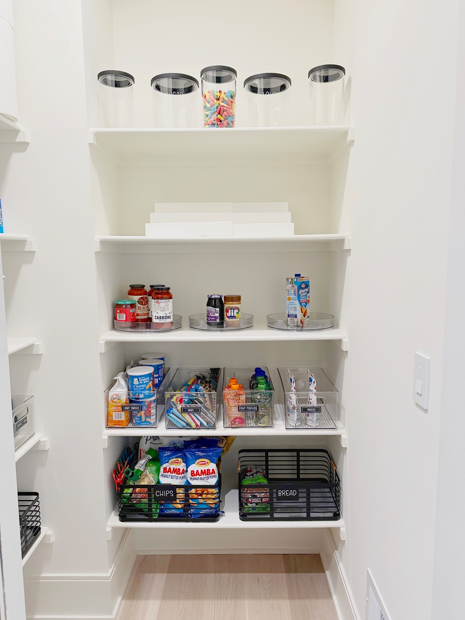 Spacious pantry goals with organizational products that are beautiful + functional 



#LTKSpringSale #LTKHome #LTKFamily