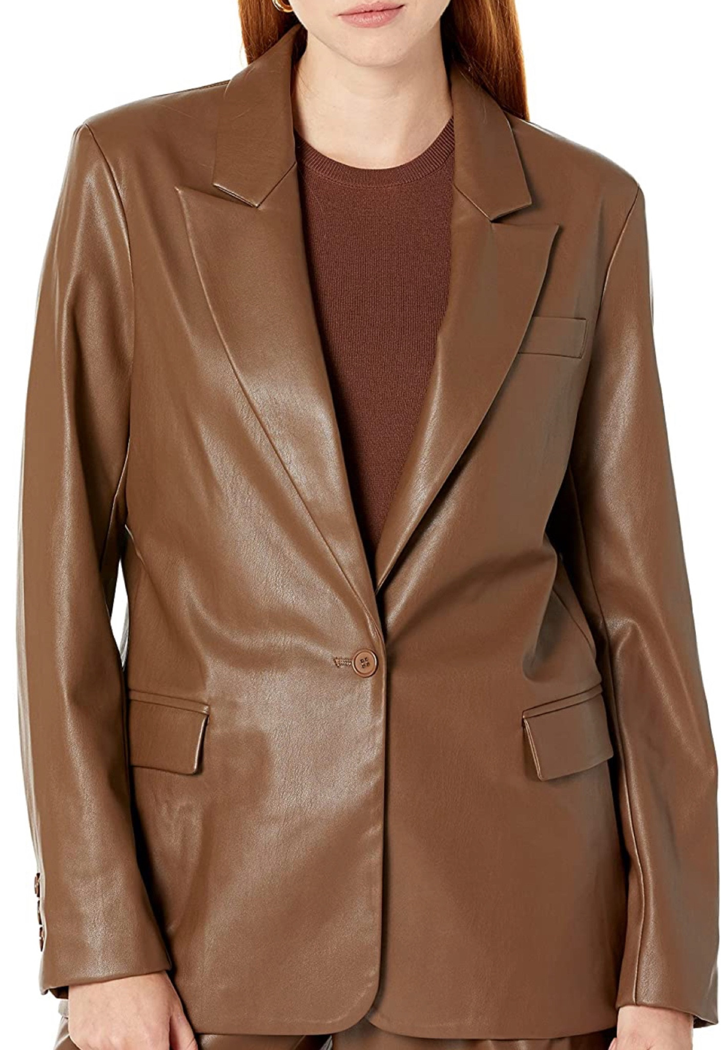 PU leather blazer 
Multiple colors 
#primeday2022

#LTKworkwear #LTKsalealert #LTKfit