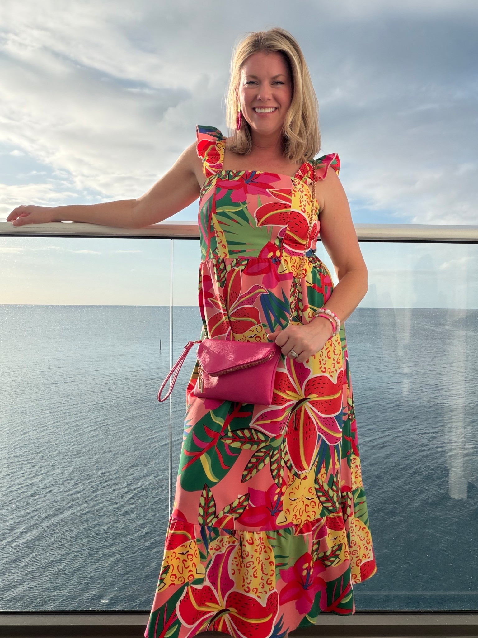 Bright and fun vacation summer dress