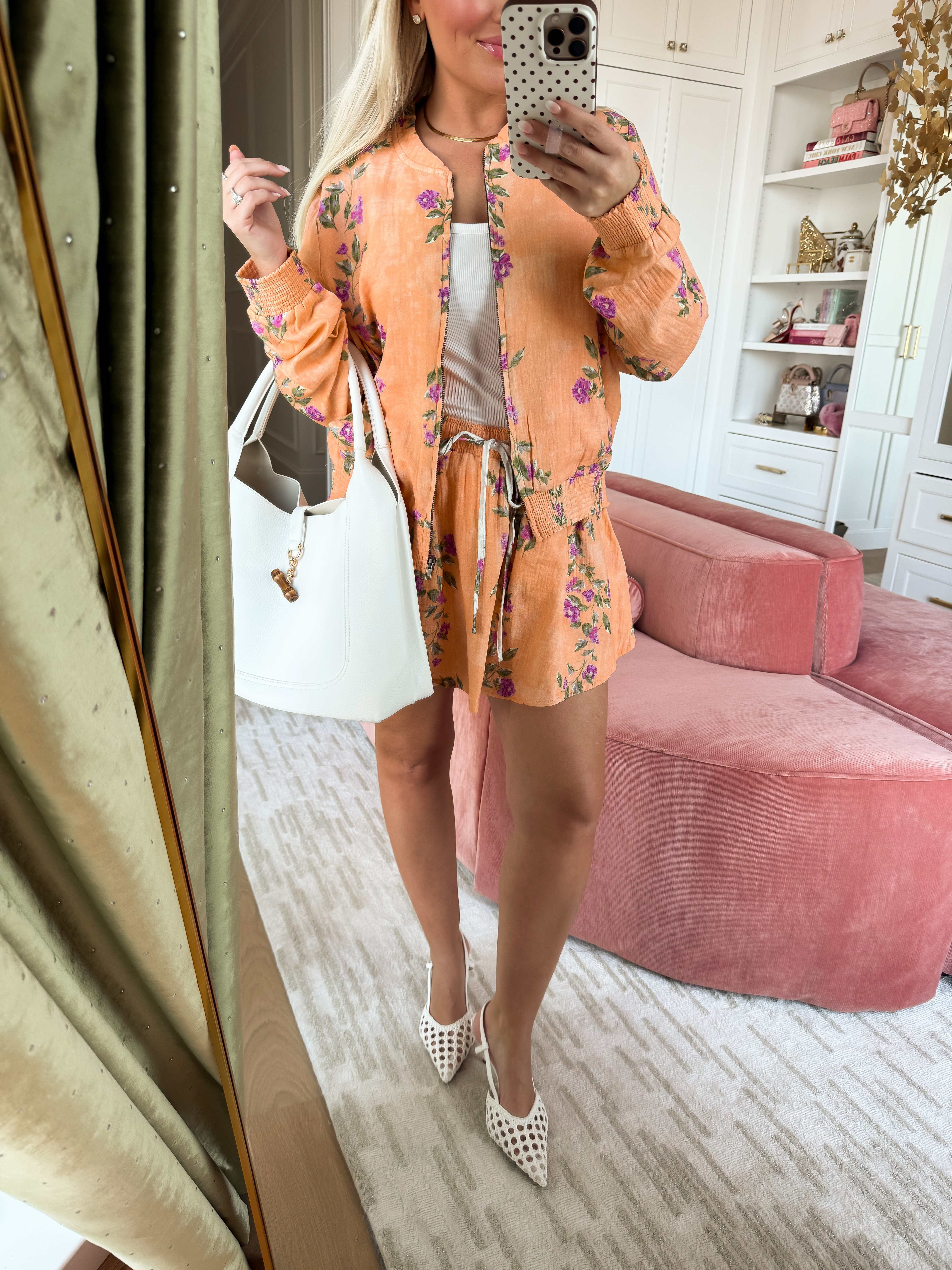 Use code WHITNEYSAVE35 for 35% off. Wearing size small in everything except white shorts - size medium! 

  