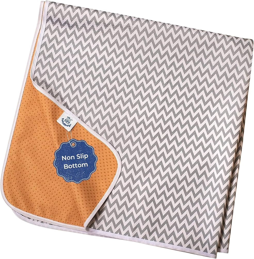 Baby Splat Mat for Under High Chair, 51" Waterproof and Washable Spill Mat, Anti-Slip Floor Prote... | Amazon (US)