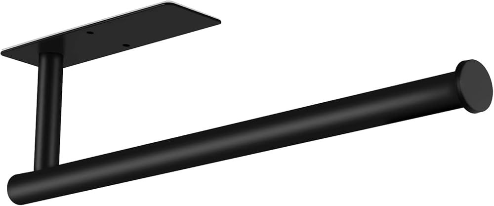 Paper Towel Holder - Self Adhesive or Drilling, Under Cabinet Rack, SUS304 Stainless Steel Wall M... | Amazon (US)