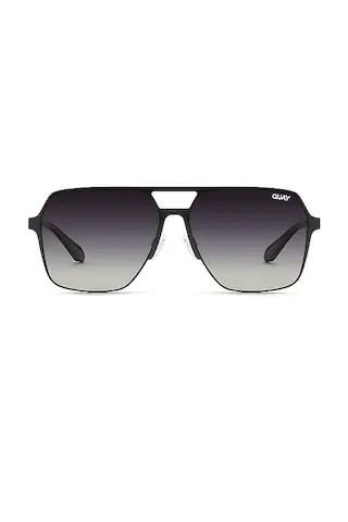 Quay Backstage Pass Sunglasses in Black from Revolve.com | Revolve Clothing (Global)