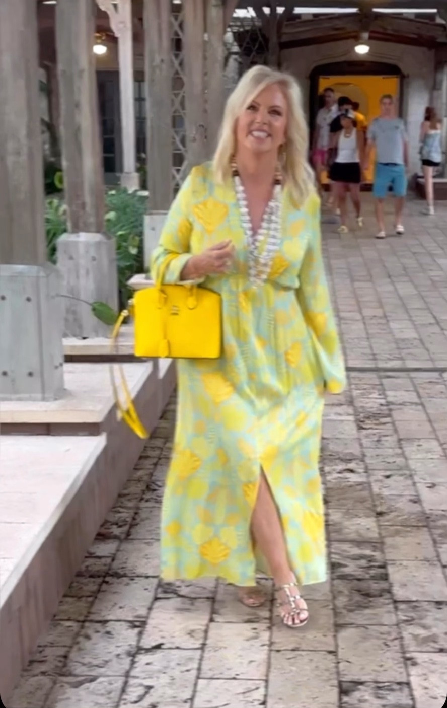 This dress from @neverfullydressed is perfect for the hot Florida weather! Date nights, beach days, weddings it's so versatile and can be dressed up or down. I added a big necklace and bright bag for a date night. ☀️ Linked it! 

#LTKSeasonal