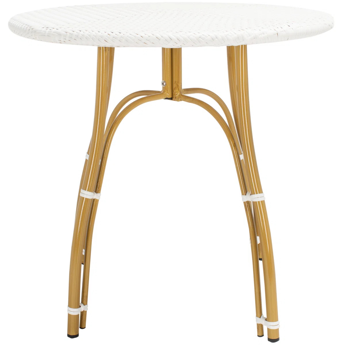 Laraine Round Metal Outdoor Bistro Table , 31.5'' in. W 31.5'' in. D | Wayfair North America