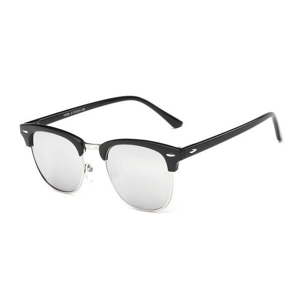 Wayfarer Icon Black Acetate Oval Semi-rimless Sunglasses | Bed Bath & Beyond