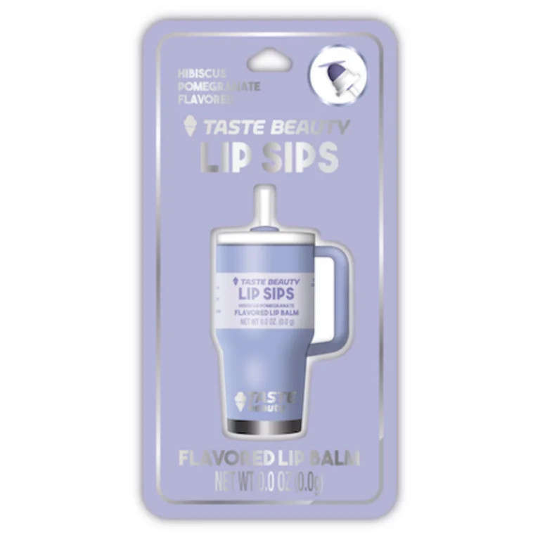 Taste Beauty Lip Sips Tumbler Lip Balm - Blue | Walmart (US)