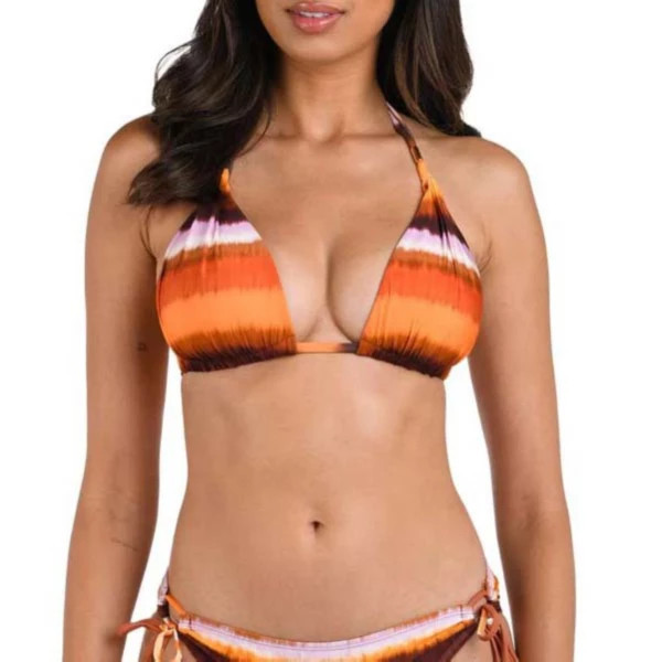 Women's La Blanca Halter Triangle Swim Bikini Top Contemporary 12 Upon the Horizon | Scheels