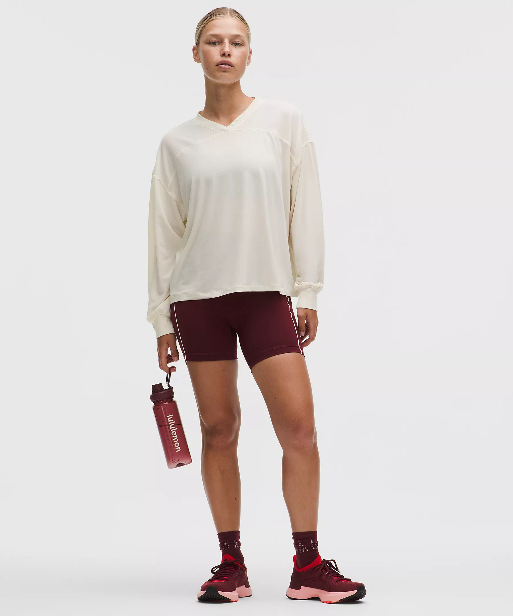Jersey Training V-Neck Long-Sleeve Shirt | Lululemon (US)
