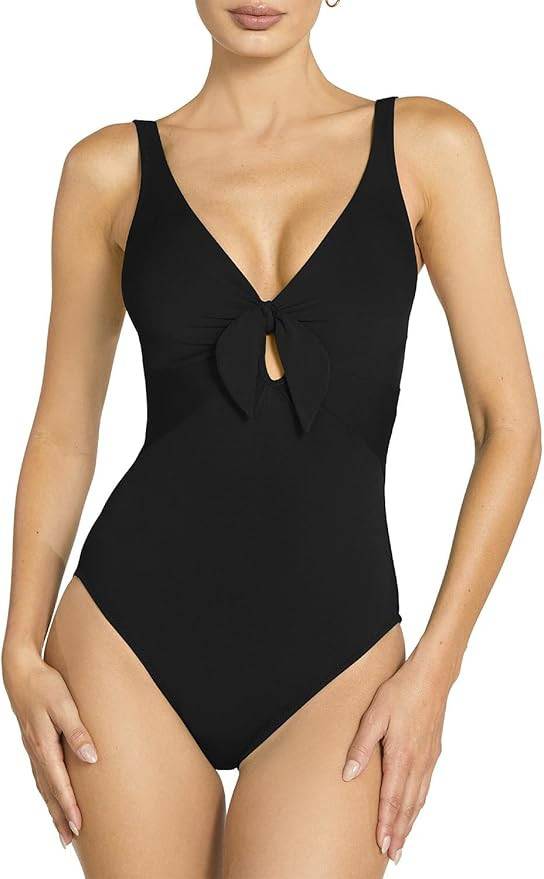 Knot One-Piece in Malachite by ROBIN PICCONE | Amazon (US)