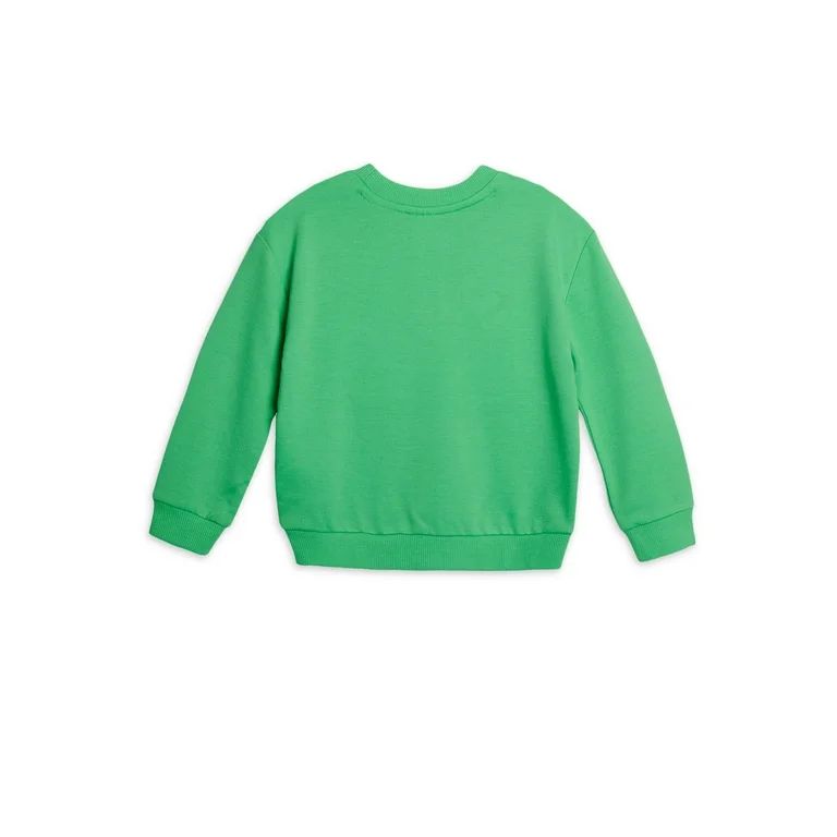Wonder Nation Toddler Boys St Patricks Day Crewneck Sweatshirt with Long Sleeves, Sizes 2T-5T | Walmart (US)