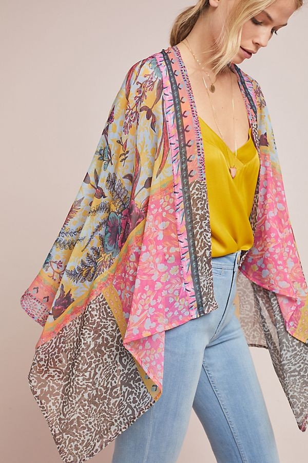 Belinda Floral Kimono | Anthropologie (US)