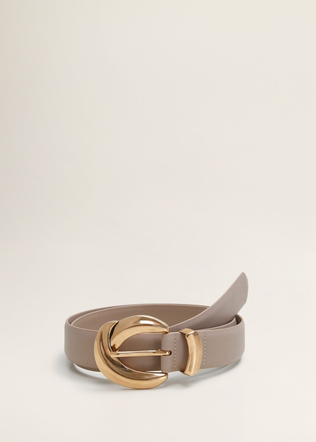 Rounded buckle belt | MANGO (US)