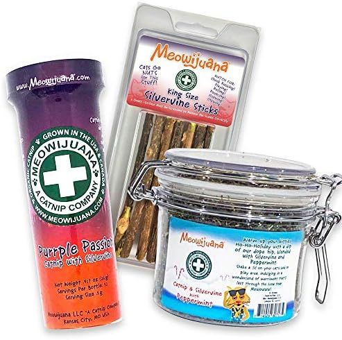 Meowijuana | King Size Silvervine Sticks Bundles | All Natural Matatabi Chew Sticks | High Potenc... | Amazon (US)