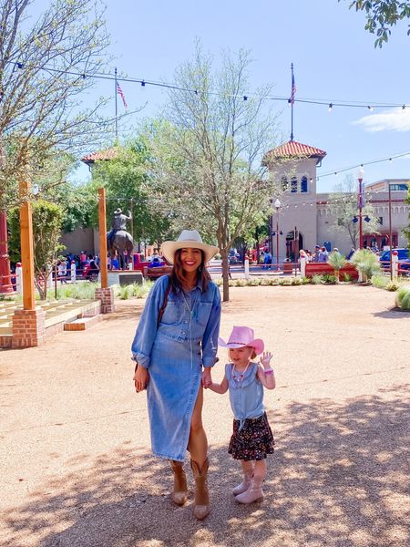 What I wore in Texas
Fort Worth TX
Denim outfit 
Two piece denim
Cropped denim
Denim jacket
Denim skirt
Denim midi skirt
Cowgirl 
Cowboy
Western outfit 
Western boots
Suede boots
Festival outfit 
Rancher hat
Saddle bag
Leather purse

#LTKtravel #LTKFestival #LTKstyletip