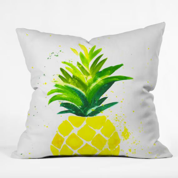 Pineapple Sunshine Throw Pillow | Etsy | Etsy (US)