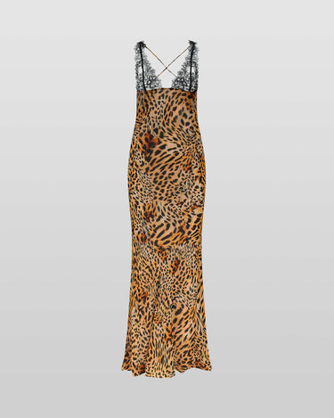 AKIMA LEOPARD SLIP DRESS | Rat & Boa