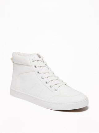 Faux-Leather High-Tops for Women | Old Navy US
