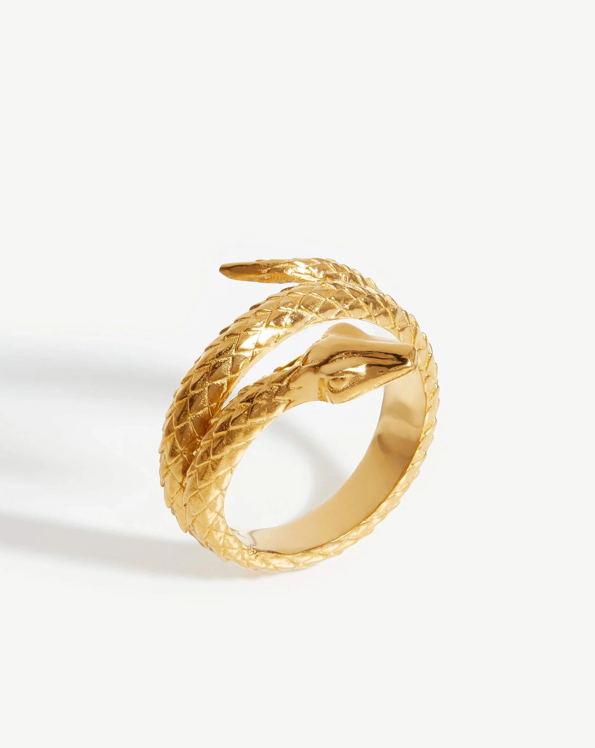 Harris Reed Coiled Serpent Ring | 18ct Gold Plated | MIssoma UK